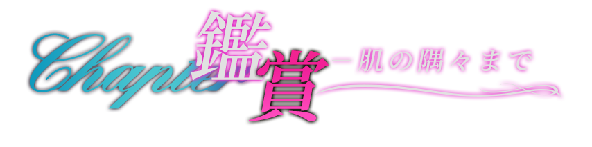 鑑賞、肌の隅々まで